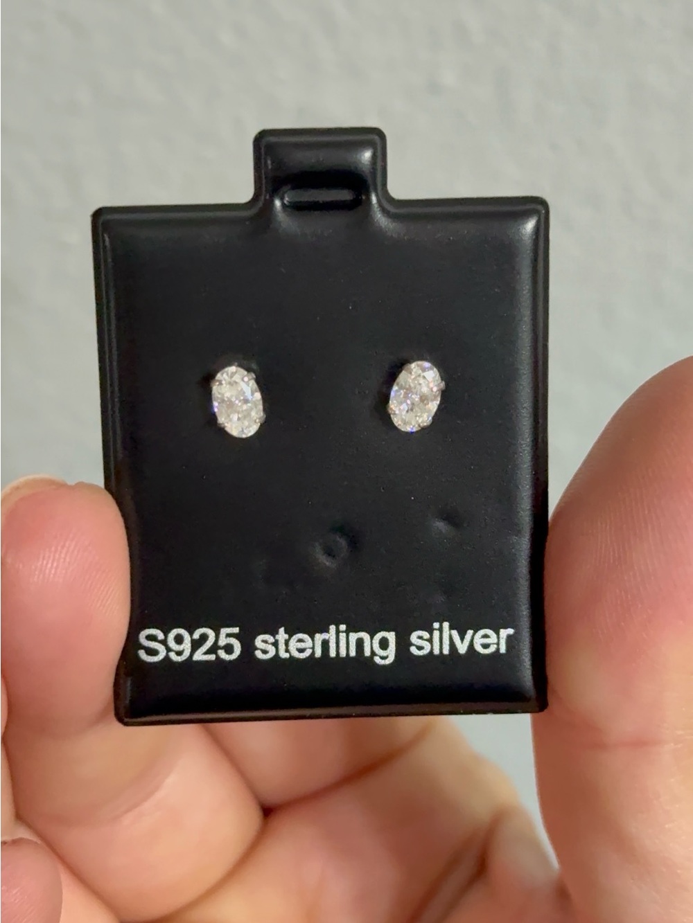 Moissanite earrings